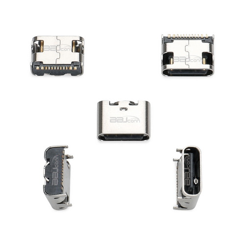 TYPE-C 16PIN 母座板上型L=6.2 5A(一體式）---（UC.01.51-11-0017）_調整大小